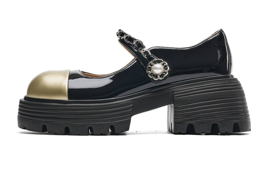 EBLAN Synthetic Leather Mary Jane Shoes Women's