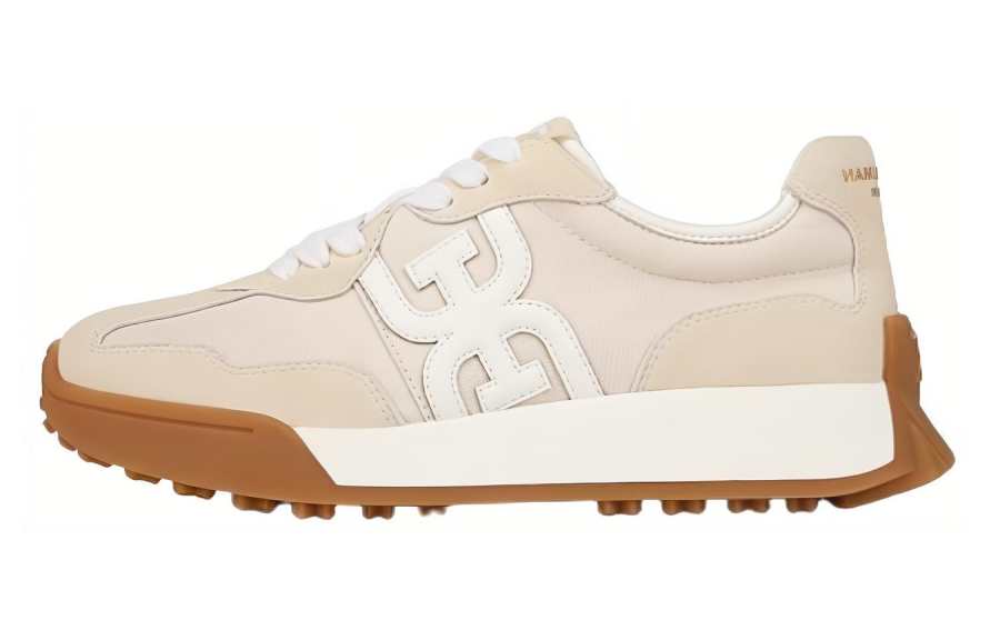SAM EDELMAN SAM EDELMAN Leather Low top Casual Shoes Women's Linen White