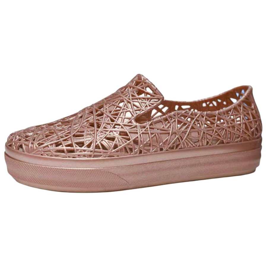MELISSA Plastic Casual Shoes Women's Metallic Pink