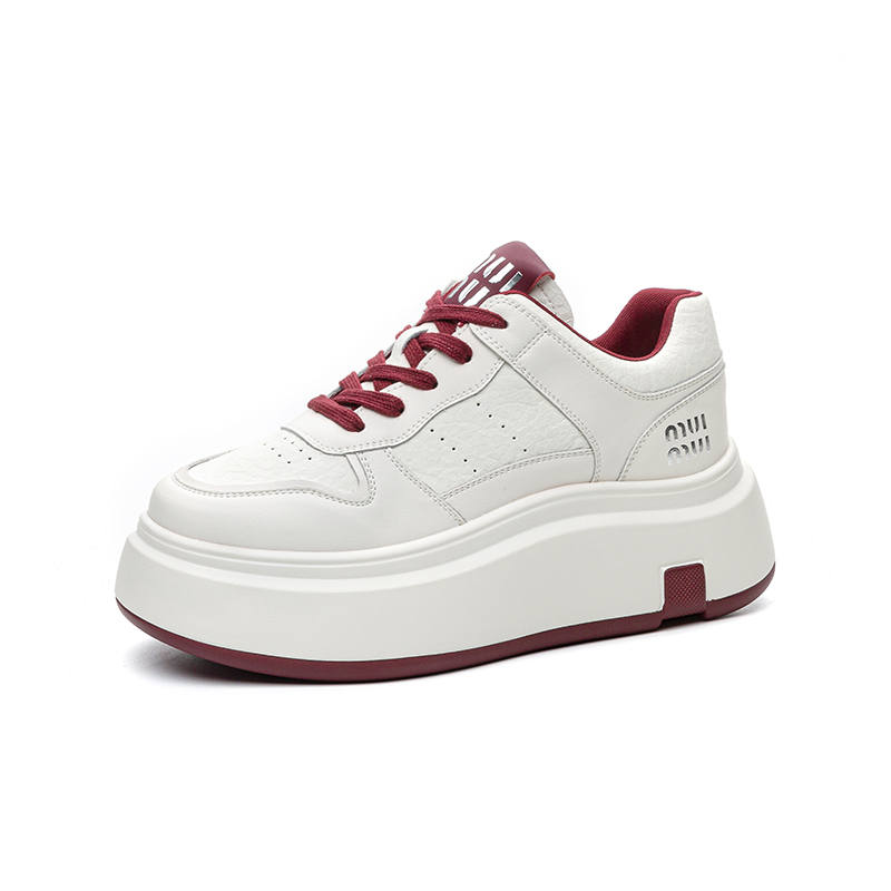 PLO CART Cow Leather Low top Skateboard Shoes Women's