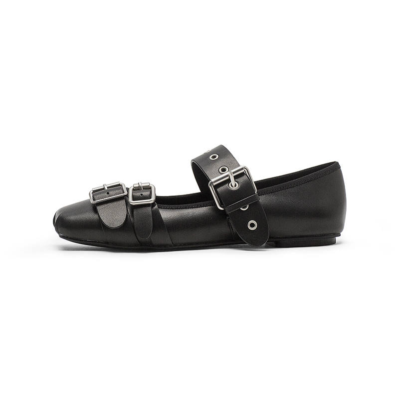 Coup De Foudre Sheepskin Mary Jane Shoes Women's