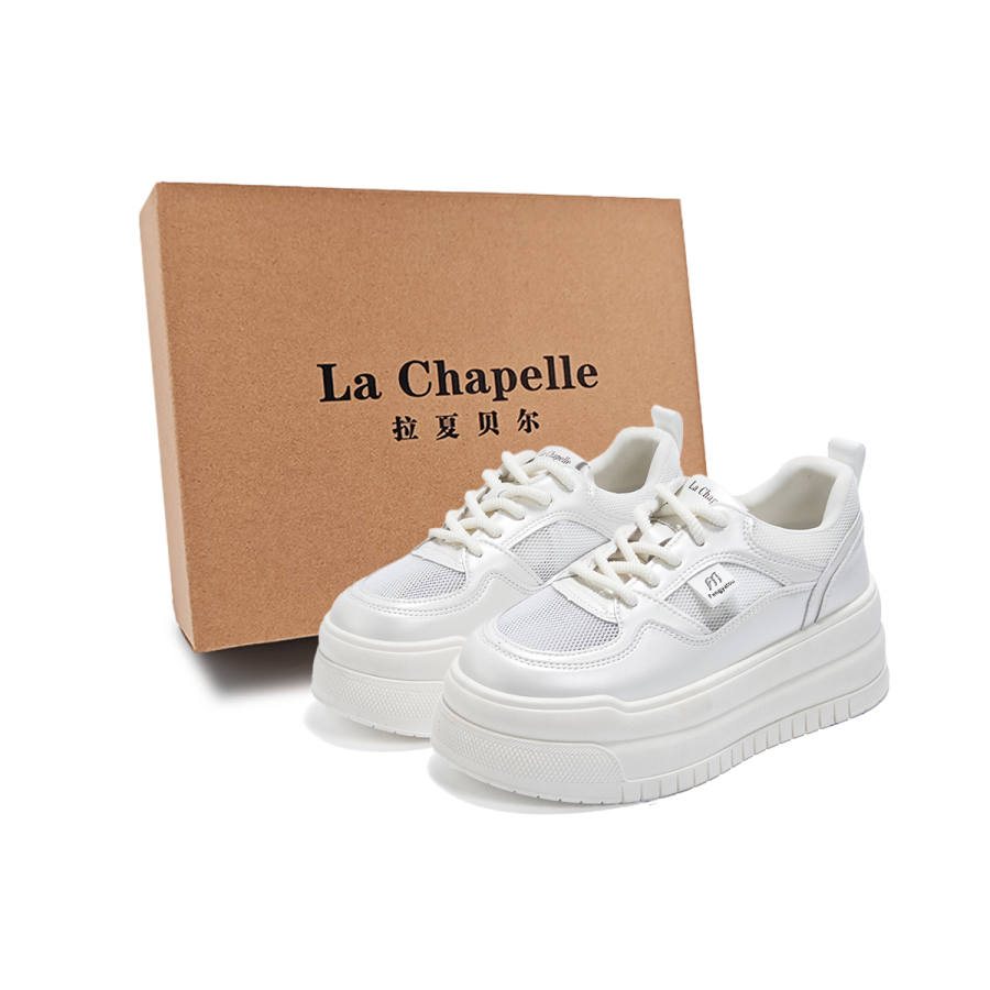 La Chapelle Slip Resistant Cushioning And Breathable Low Top Skateboard Shoes Women's Silver