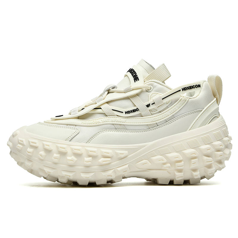 DAOTUSEN Slip Resistant Abrasion Resistant Slip Resistant Abrasion Resistant Low top Chunky Sneakers Men's