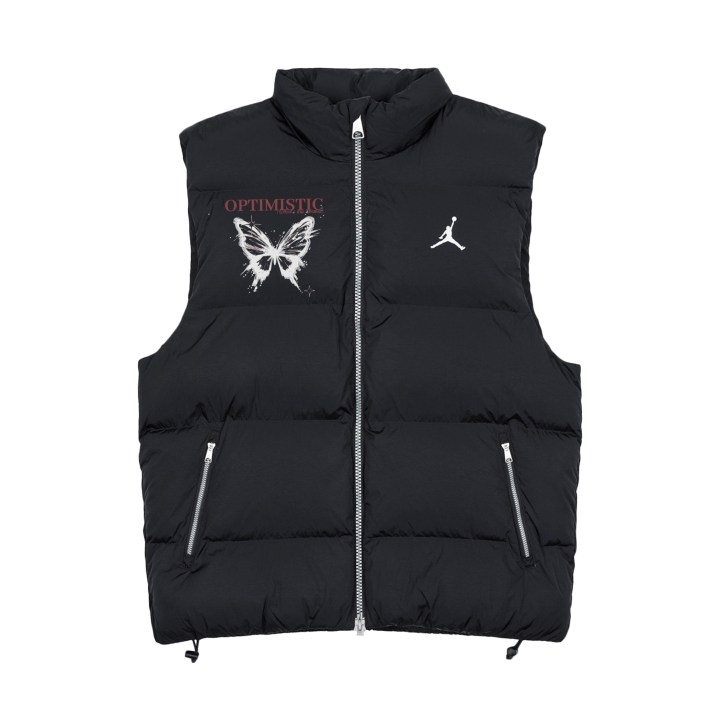 Jordan Jordan Vests Unisex Black Stand Collar Moderate Other