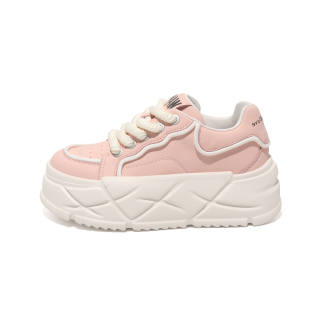 WANG&My&love Cow Split Leather Breathable Low top Skateboard Shoes Women's