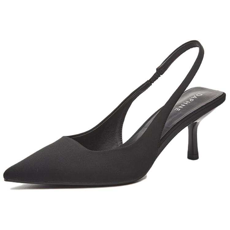 DAPHNE DAPHNE Pu Comfortable Slim Heel High Heels 6.5cm Women's Black