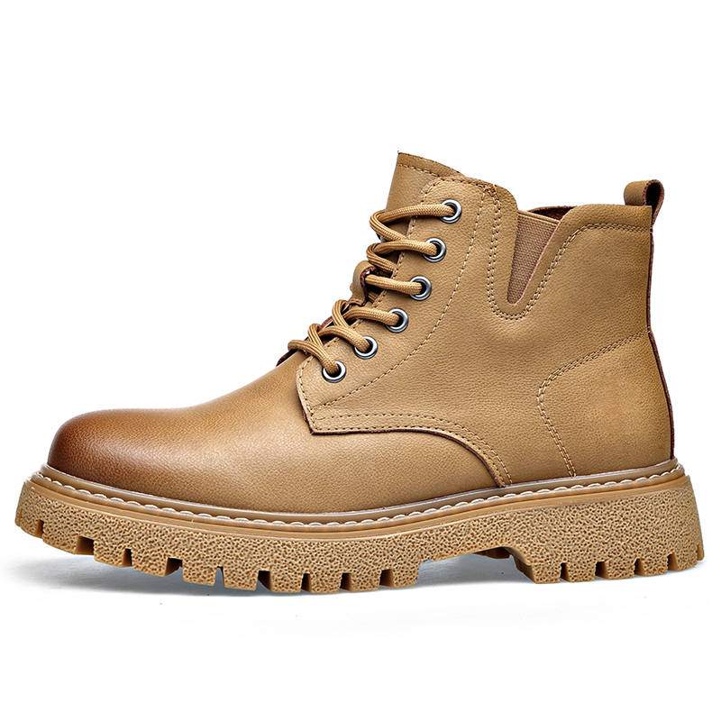 LUOMAIKE LUOMAIKE Combat Boots Men's Yellow/Black
