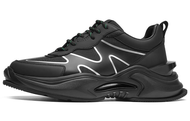 ROBERTA DI CAMERINO Fabric Low top Chunky Sneakers Men's Black