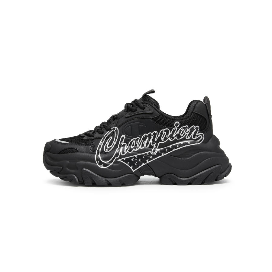 Champion Thousand Layer Shoes Low top Chunky Sneakers Men's Black/Silver White