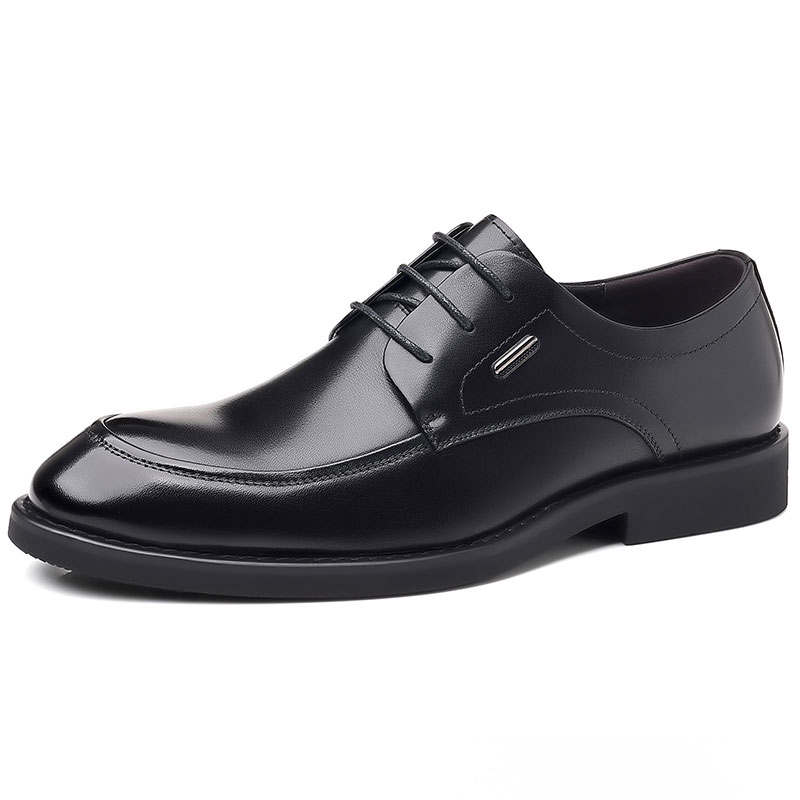 KAQIAODI Dress Shoes Men's Low Top Black