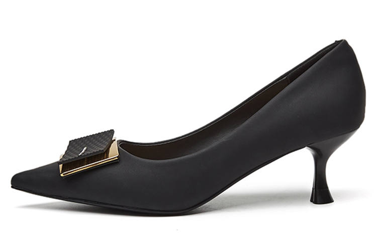 DAPHNE PU Leather Slim Heel High Heels 5.5cm Women's