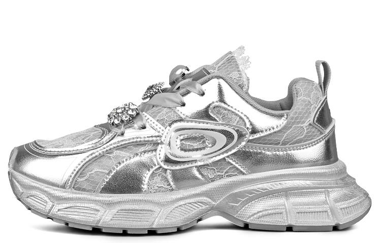WENPU Slip Resistant, Breathable, Lightweight Low top Chunky Sneakers Women's