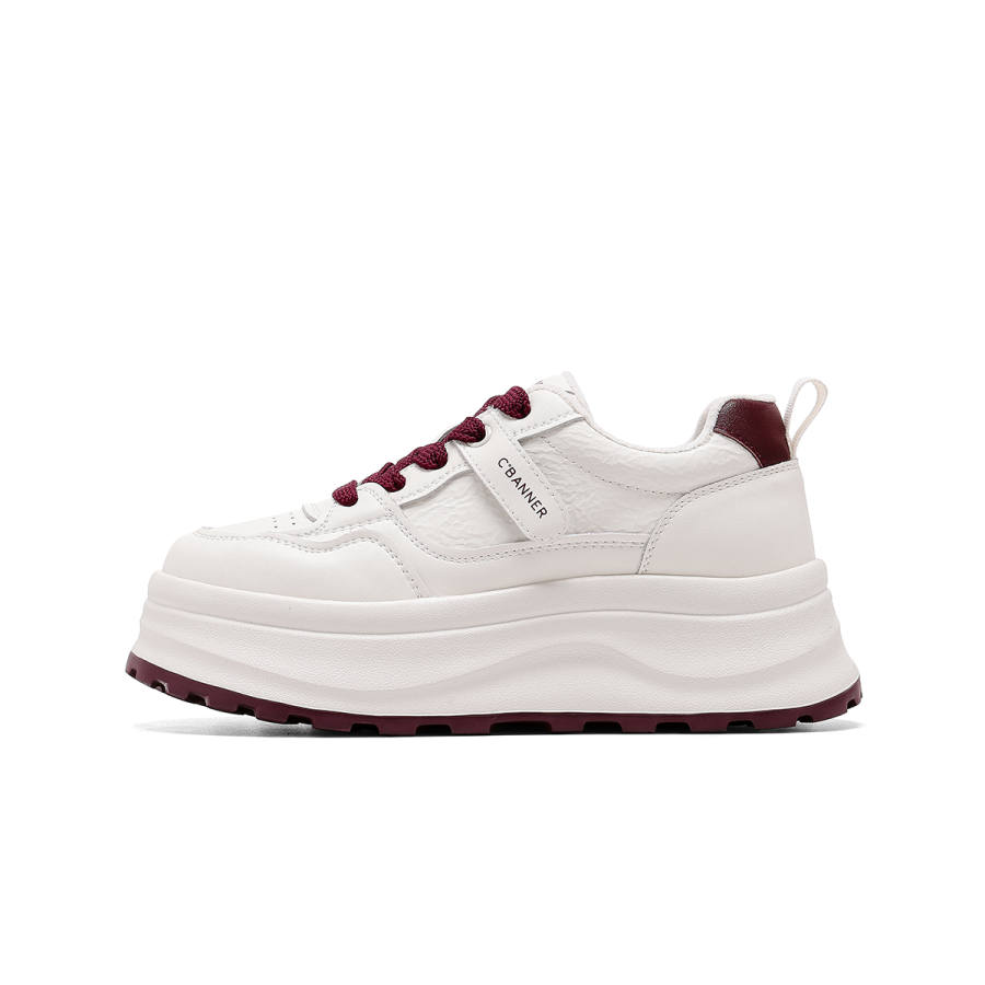 C°BANNER Leather Low top Skateboard Shoes Women's