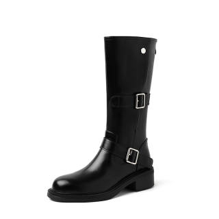 VANDEELEN Cow Leather Knee high Boots Women's