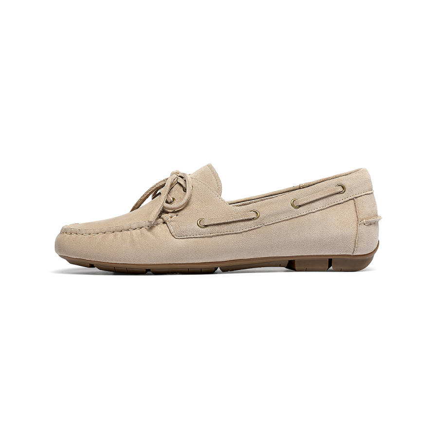 GOLDLION Loafers Women's Low Top Apricot/Brown