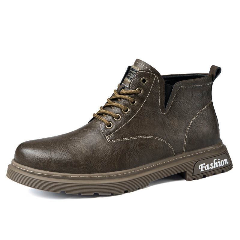 GONGNIULEITING GONGNIULEITING Ankle Boots Men's Khaki
