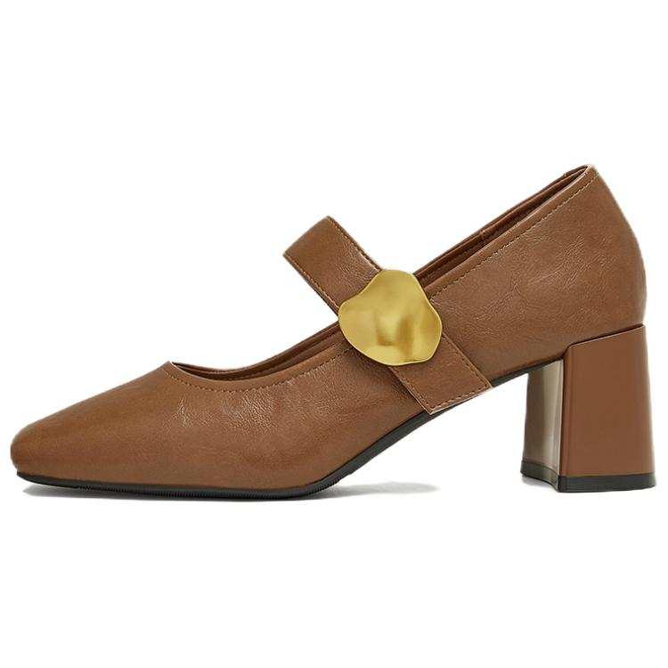 BASTO Amber Stone Pu Mary Jane Shoes Women's