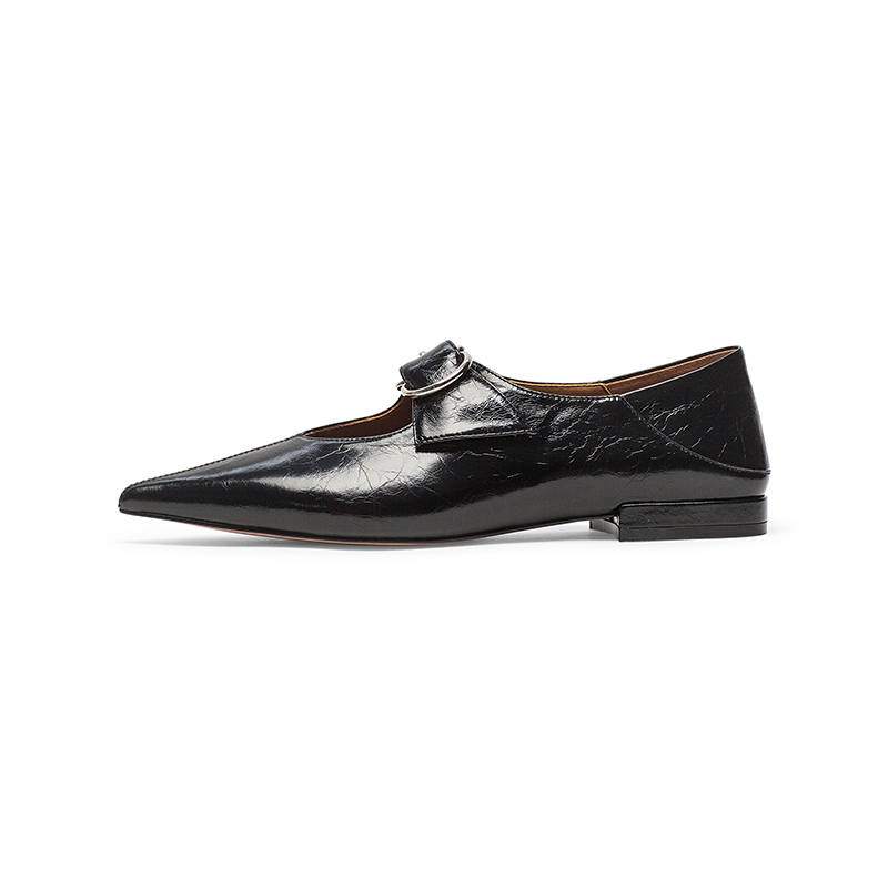 Coup De Foudre Cow Leather Mary Jane Shoes Women's