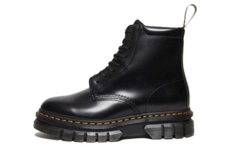Dr.Martens Dr.Martens Rikard Smooth Leather Platform Lace Up Boots 'Black'