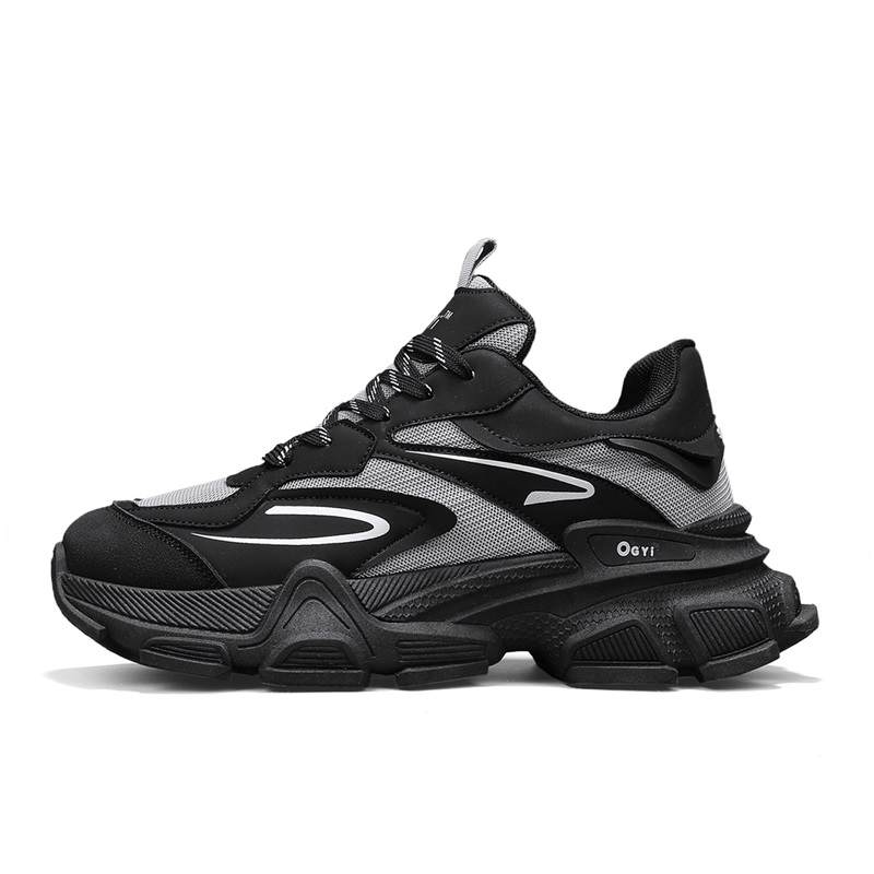 GONGNIUMEILI Pu Low top Chunky Sneakers Men's