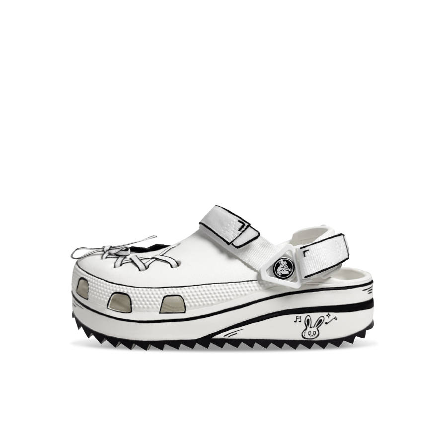 Crocs Crocs Hiker Clog EVA Clogs Unisex White