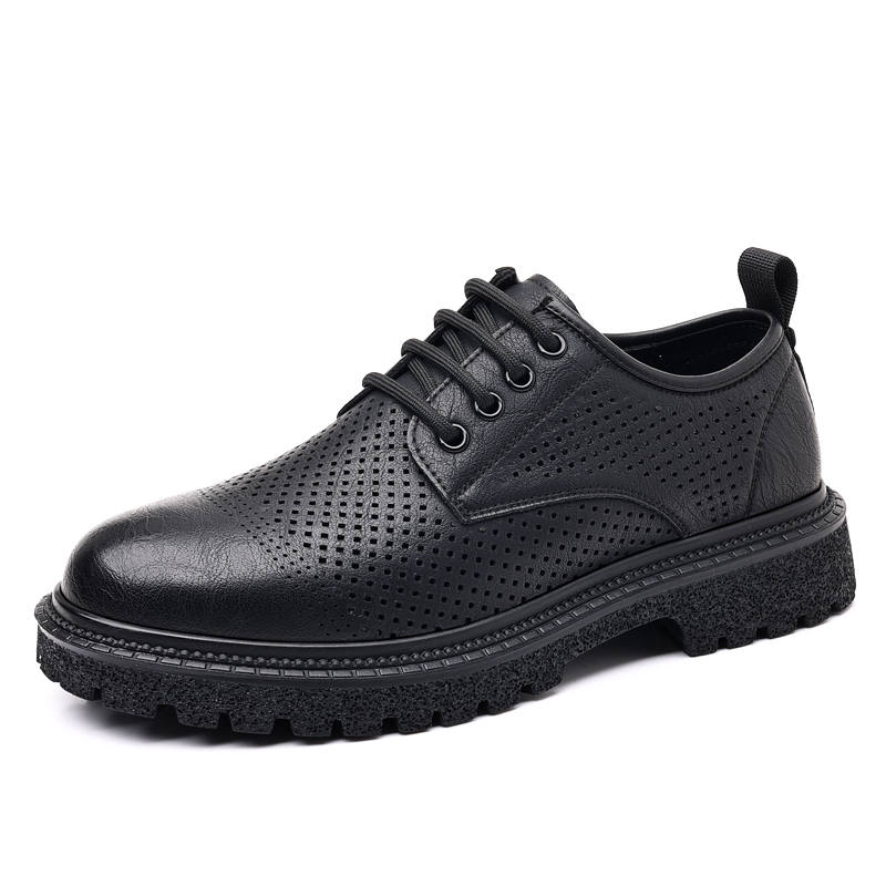 CITONGXIANSHENG Cow Split Leather Casual Shoes Men's