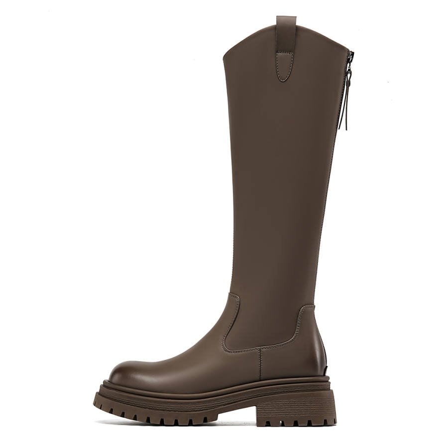 EBLAN EBLAN Knee high Boots Women's Khaki