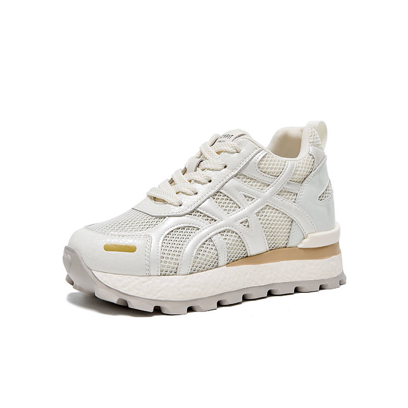 CHIBANG Cow Leather Lightweight Low top Casual Shoes Women's