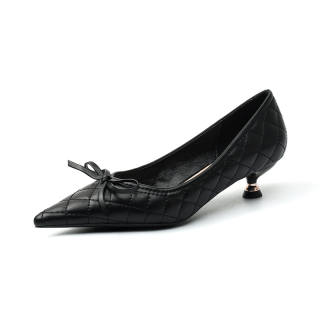 WESTLINK Microfiber Leather Slim Heel High Heels 3.5cm Women's