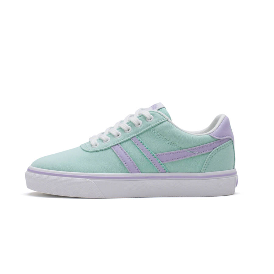WENERMAN Microfiber Leather Low top Skateboard Shoes Women's Green