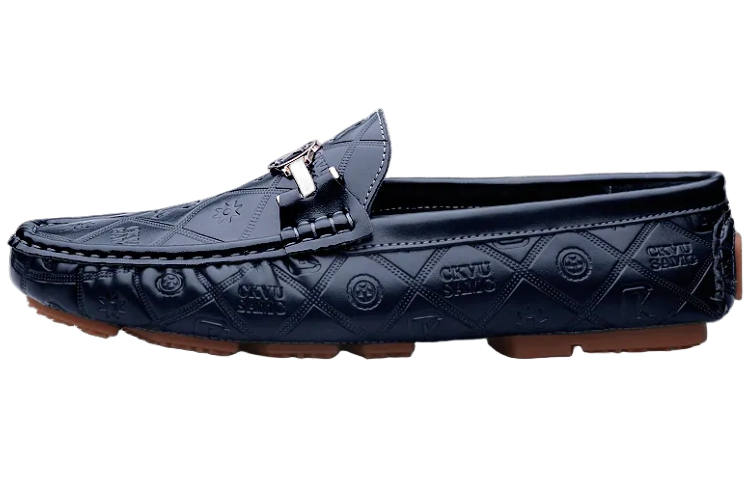 CKVUSAMG CKVUSAMG Cow Split Leather Gommino Loafers Men's