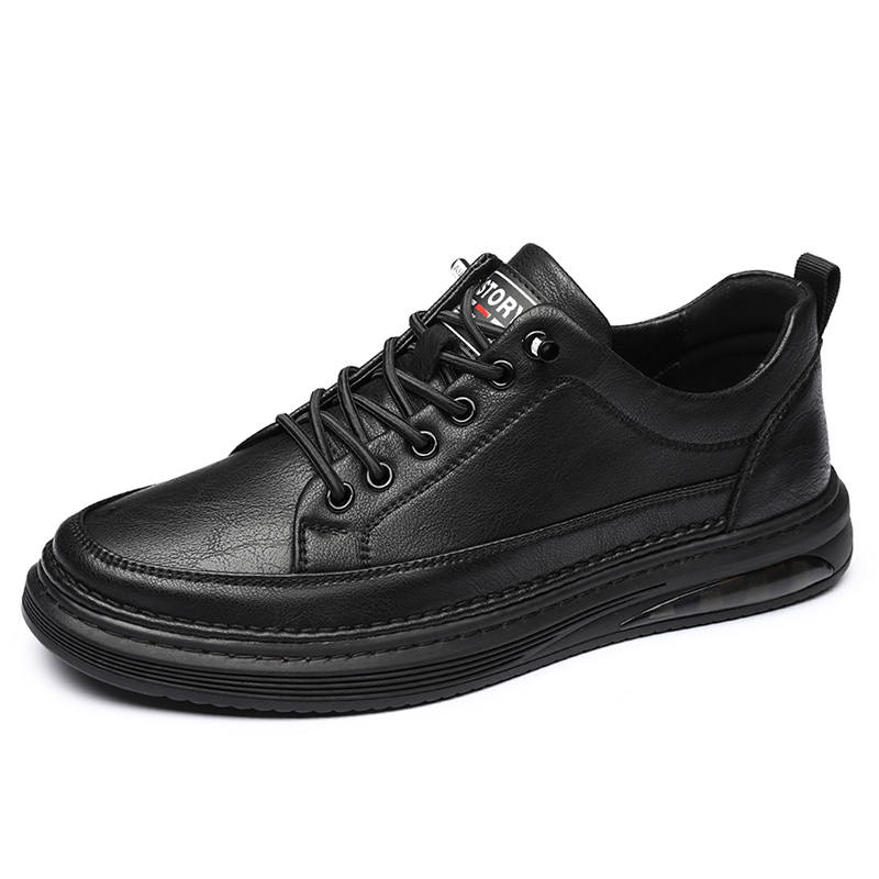 PTLS PTLS Cow Split Leather Casual Shoes Men's Black
