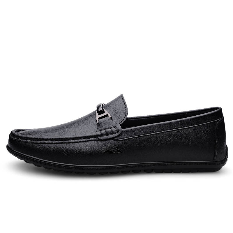 YINGLUNQISHI Cow Leather Casual Shoes Men's