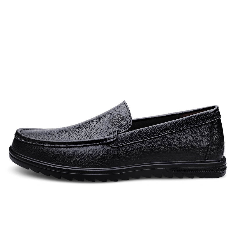 LAORENTOU Top Grain Cow Leather Casual Shoes Men's