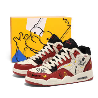 The Simpsons High top Skateboard Shoes Unisex