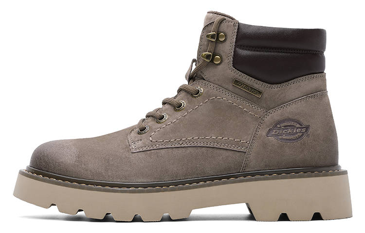 Dickies Dickies Leather Crew Combat Boots Men's Taupe