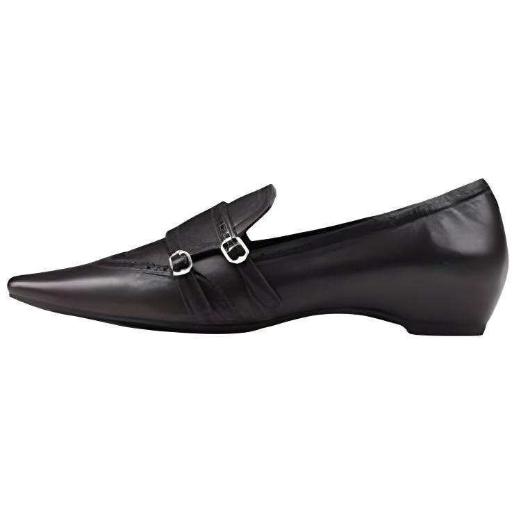 BREAD TREE Bud Collection Sheepskin Vintage Loafers 2.5cm Women's