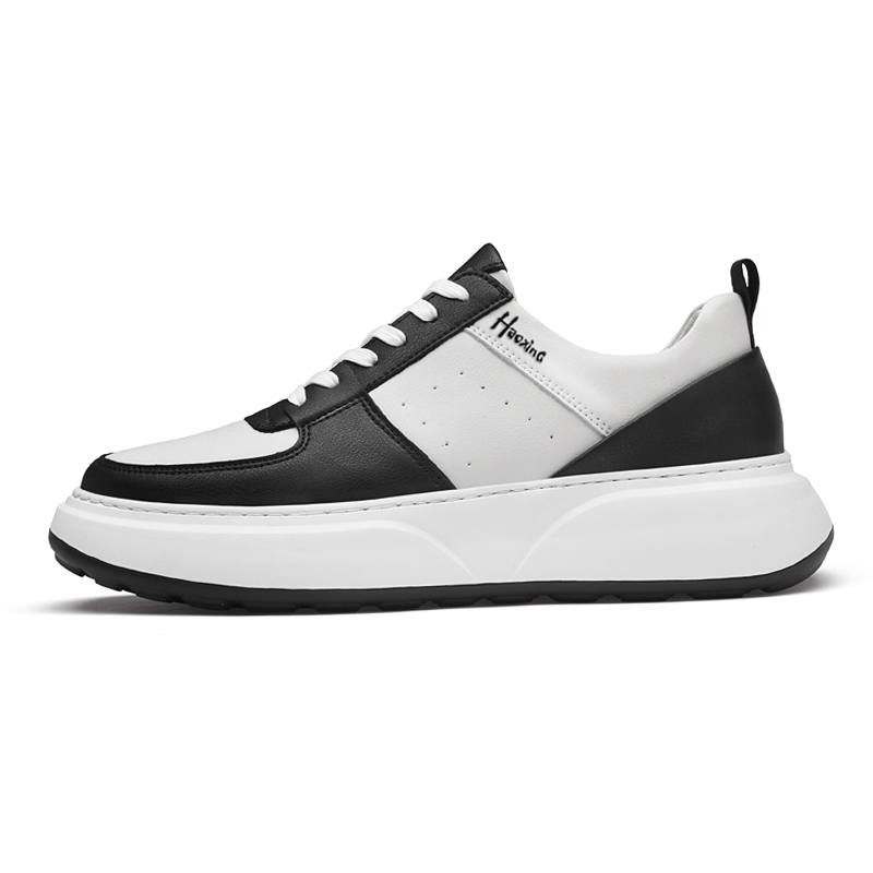 HAOXING HAOXING Cow Split Leather Breathable Abrasion Resistant Cushioning Height Increasing