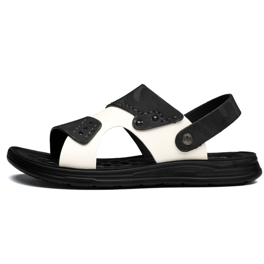 FAPAI Beach Sandals Men's Black/Gray