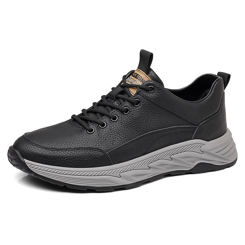 POPULAR ROUSE PR Top Grain Cow Leather Slip Resistant Low top Casual Shoes Men's