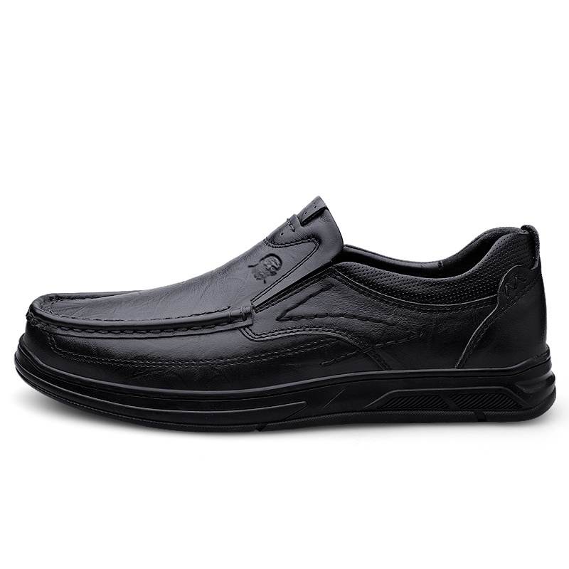 LAORENTOU Casual Leather Shoes Men's Low Top