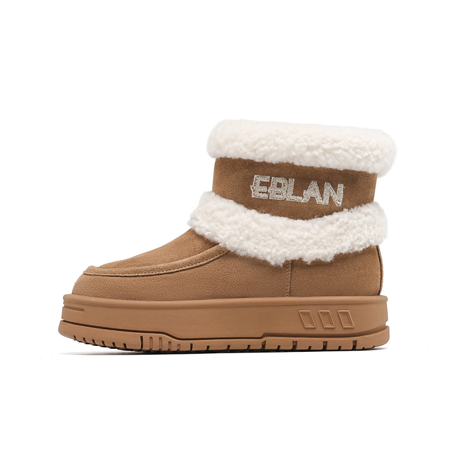 EBLAN EBLAN Snow Boots Women's Camel
