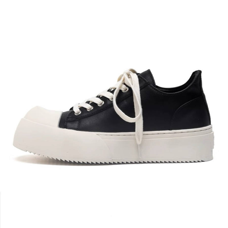 LAHOO Slip Resistant, Abrasion Resistant, Lightweight, Support, Height Increasing Low top Skateboard Shoes Unisex