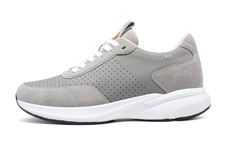 He Jinchang Abrasion Resistant Abrasion Resistant Low top Casual Shoes Men's Gray