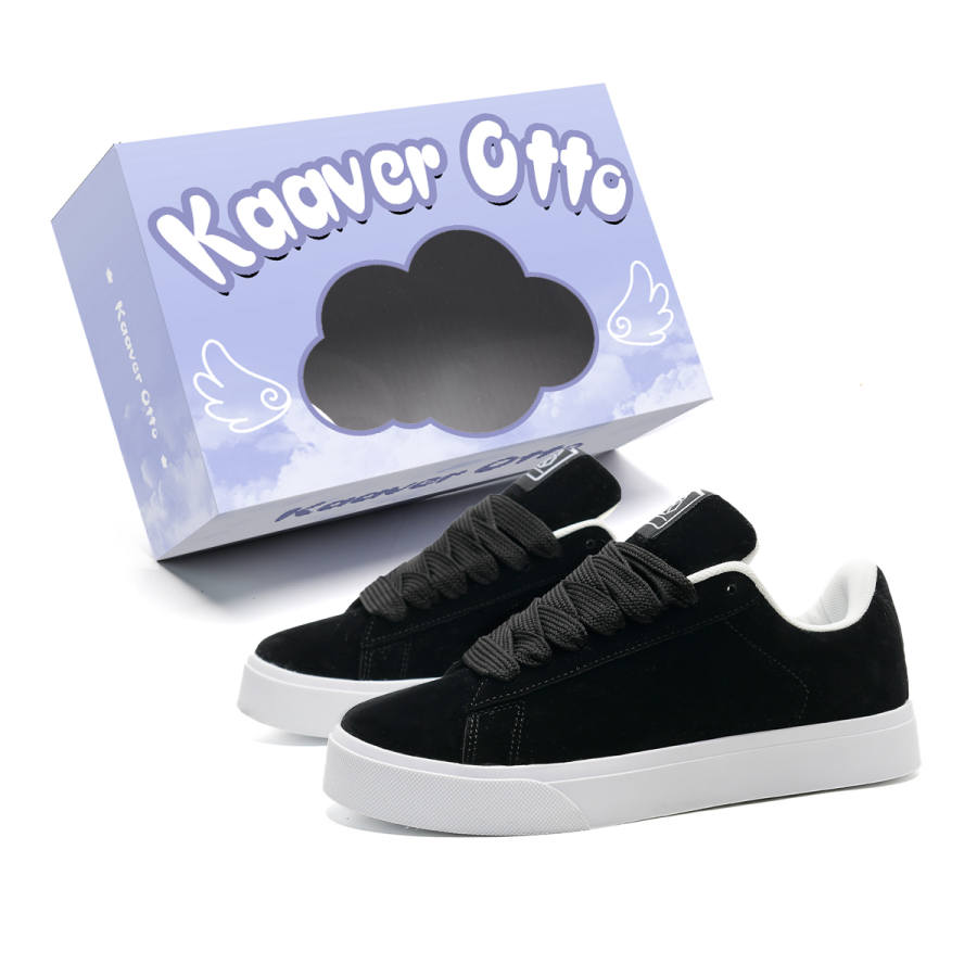 KAAVER OTTO Fashion Abrasion Resistant Athletic Skateboard Shoes, Casual Versatile Shoes Trend Unisex