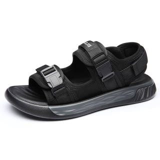 Tonlion Beach Sandals Men's Black/Brown