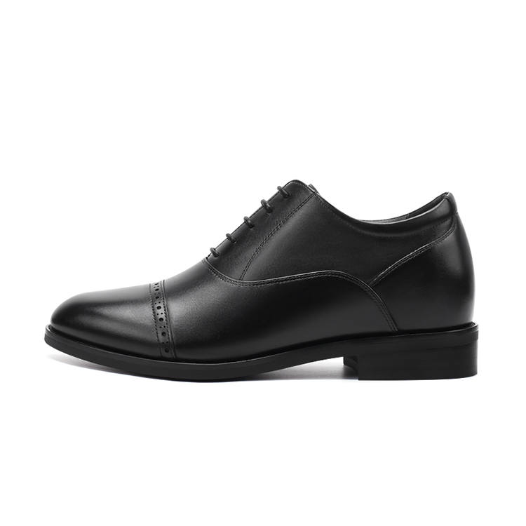 He Jinchang Cow Leather Dress Shoes Men's Jazz Black