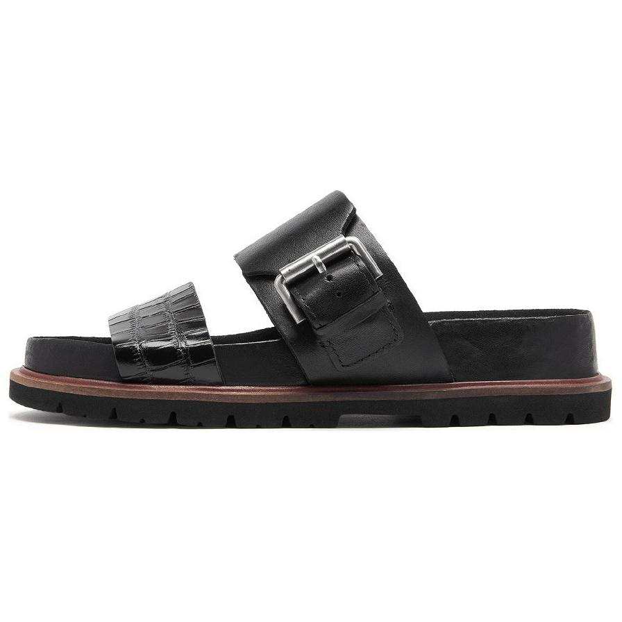 Clarks Slide Slippers Women's Black