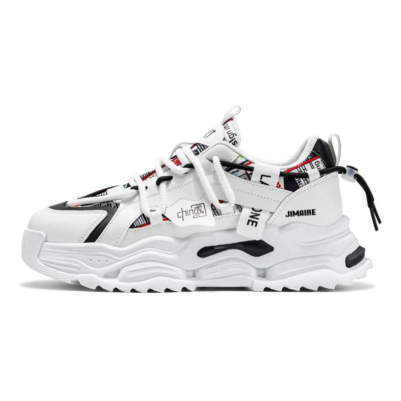 JINMAIWANG Slip Resistant Slip Resistant Low top Chunky Sneakers Men's