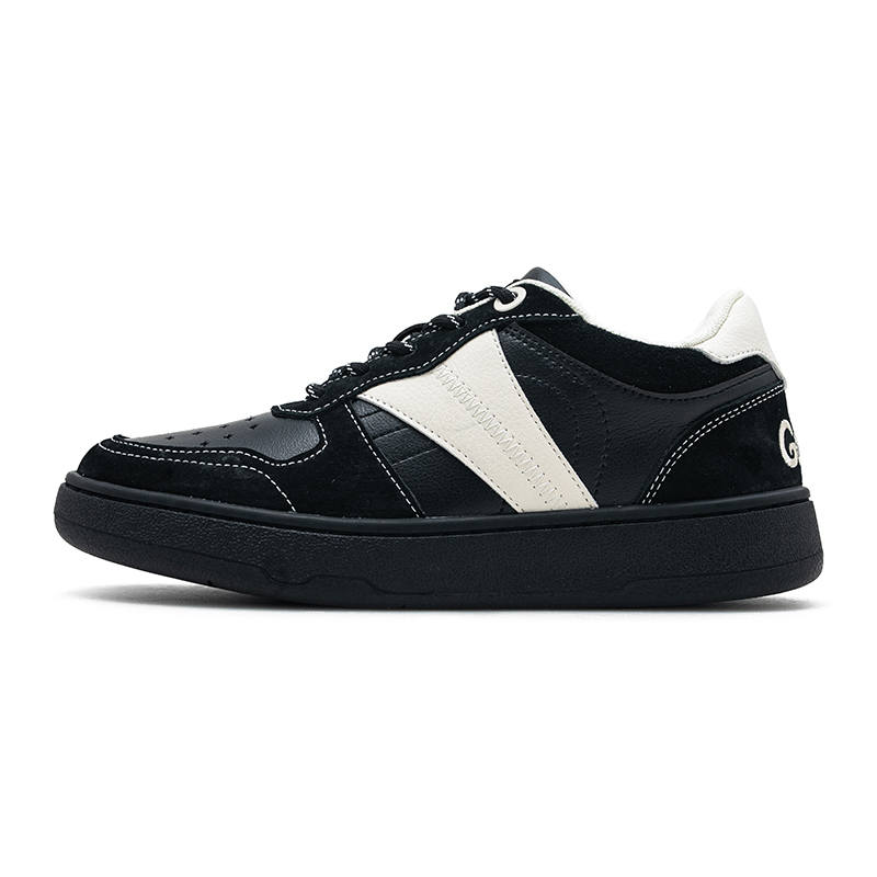 GUQUE Microfiber Leather Abrasion Resistant Abrasion Resistant Low top Skateboard Shoes Unisex